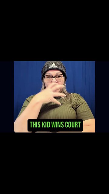 🚨 This Kid Wins Court 😍 #realtalk #reaction #ASL #deaf #signlanguage
