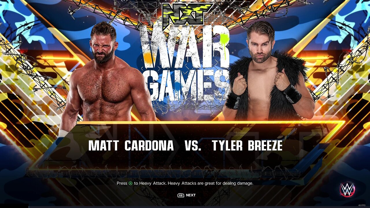 WWE 2k23 Matt Cardona vs Tyler Breeze