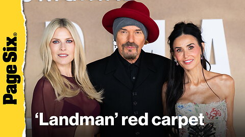 Landman UK premiere red carpet: Ali Larter, Demi Moore, Billy Bob Thornton