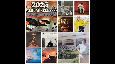 New Music Releases July and August 2025