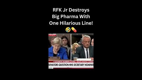 RFK Jr Hilariously Roasts Big Pharma With One Line! 🤣💊 #rfkjr #meme #rumble #trending