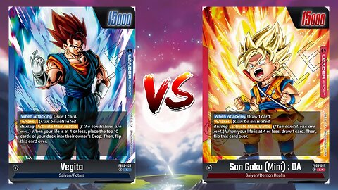 Dragonball Fusion World Online Vegito VS Son Goku Mini!!