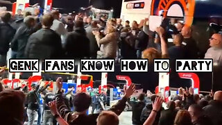 Genk fans know how to party