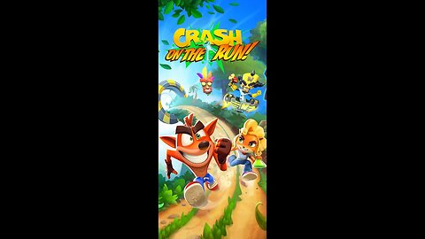 CRASH 🦊ON THE RUN PHONE 📱 GAME PLAY AS CRASH BANDICOOT 🦊 IN THIS ENDLESS RUNNER 🏃‍♂️🏃‍♀️ EAT🍏🍎