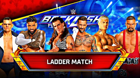 wwe 2k25 gameplay ladder match 6man fight wwe