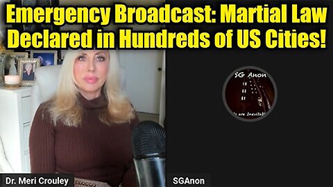 SG Anon: Emergency Broadcast: Martial Law Declared in Hundreds of US Cities