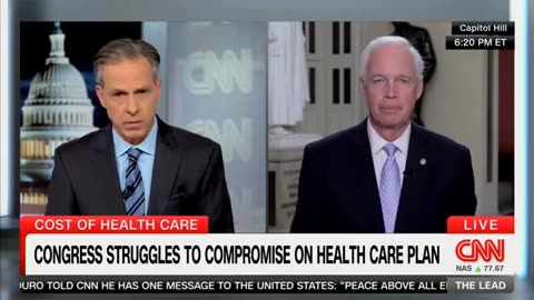 Senator Ron Johnson on The Lead with Jake Tapper 12.10.25