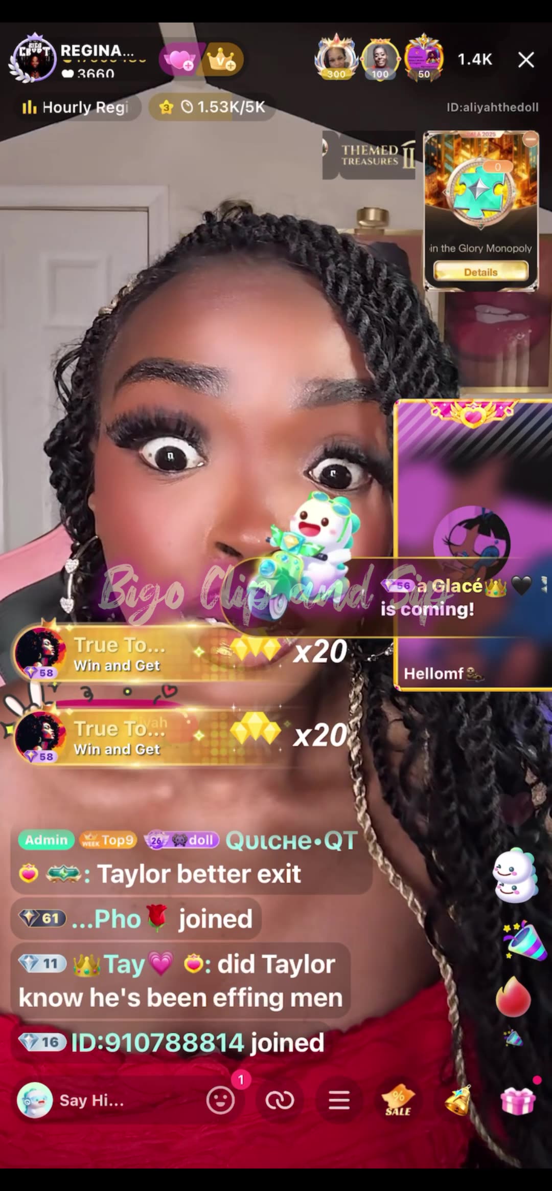 Liyah talks about pk being cancelled due to MadamLo roommate situation-lines Lo 12/6/25 #bigoclipandsip