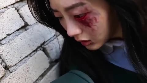 She was trying so hard not to bite him so she bit herself 😔 _ Ft.die with smile _ _shorts(360P)