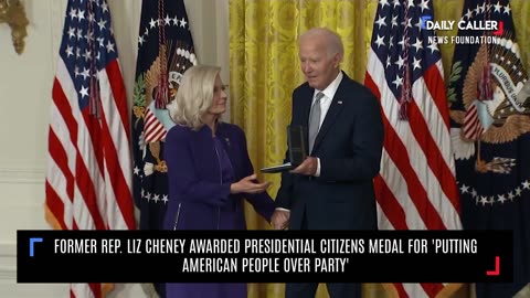 Former Rep. Liz Cheney Awarded Presidential Citizens Medal for 'Putting American People Over Party'