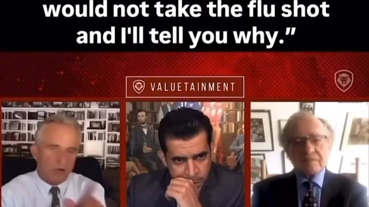 RFK Jr. "In a million years, I would not take the flu shot and l'Il tell you why."