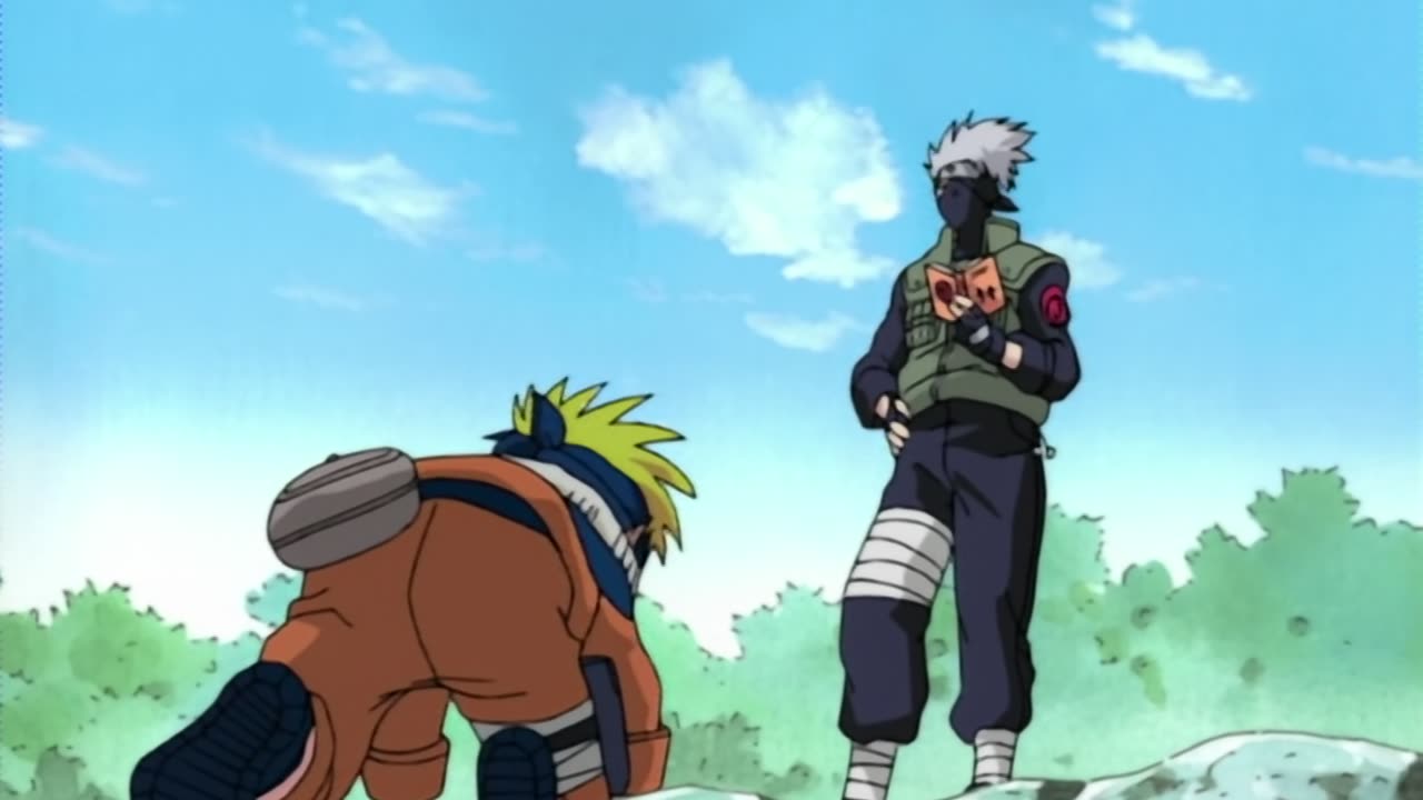 S01 EP 04 [Anime Time] Naruto - 004 - Pass or Fail Survival Test