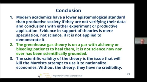 Kevin Kirchman: "Why the Greenhouse Gas Theory is Invalid Scientifically"