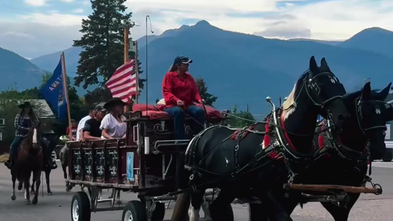 People Honoring Charlie Kirk in Montana