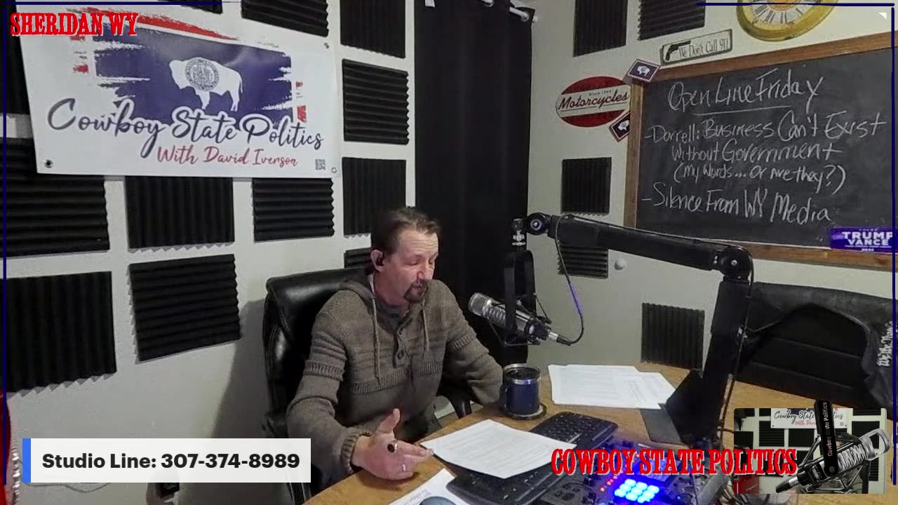 Cowboy State Politics Live December 5 - Open Line Friday
