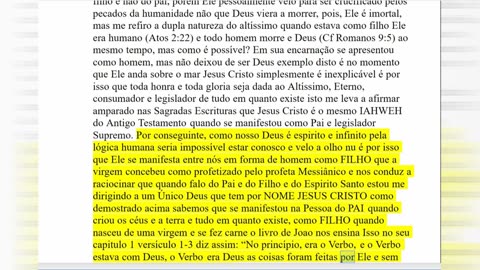 02.148.A Maior Farsa do Trinitarismo parte 3