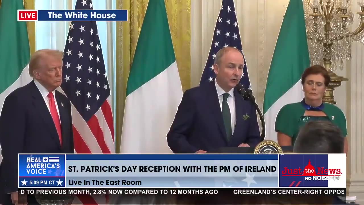 Irish PM Micheál Martin praises Trump’s ‘unrelenting focus' on achieving world peace