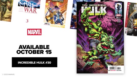 New Marvel Comics Oct 15 2025