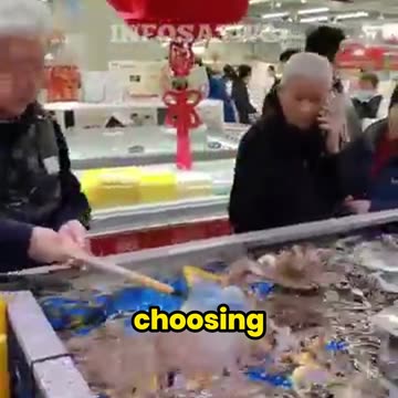 You Won't Believe How Chinese Supermarkets Sell Alaskan King Crabs!
