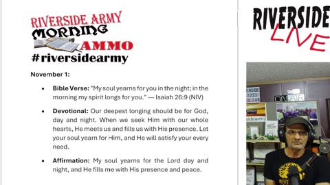 Riverside Morning Ammo Daily Devotional 11.1.25