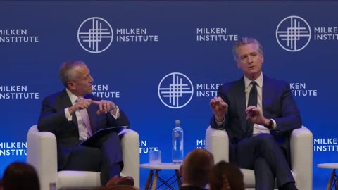 Gavin Newsom reacts to the Democrats voting to open the Government