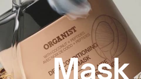 Organist with Coconut + Peptides Deep Conditioning Hair Mask
