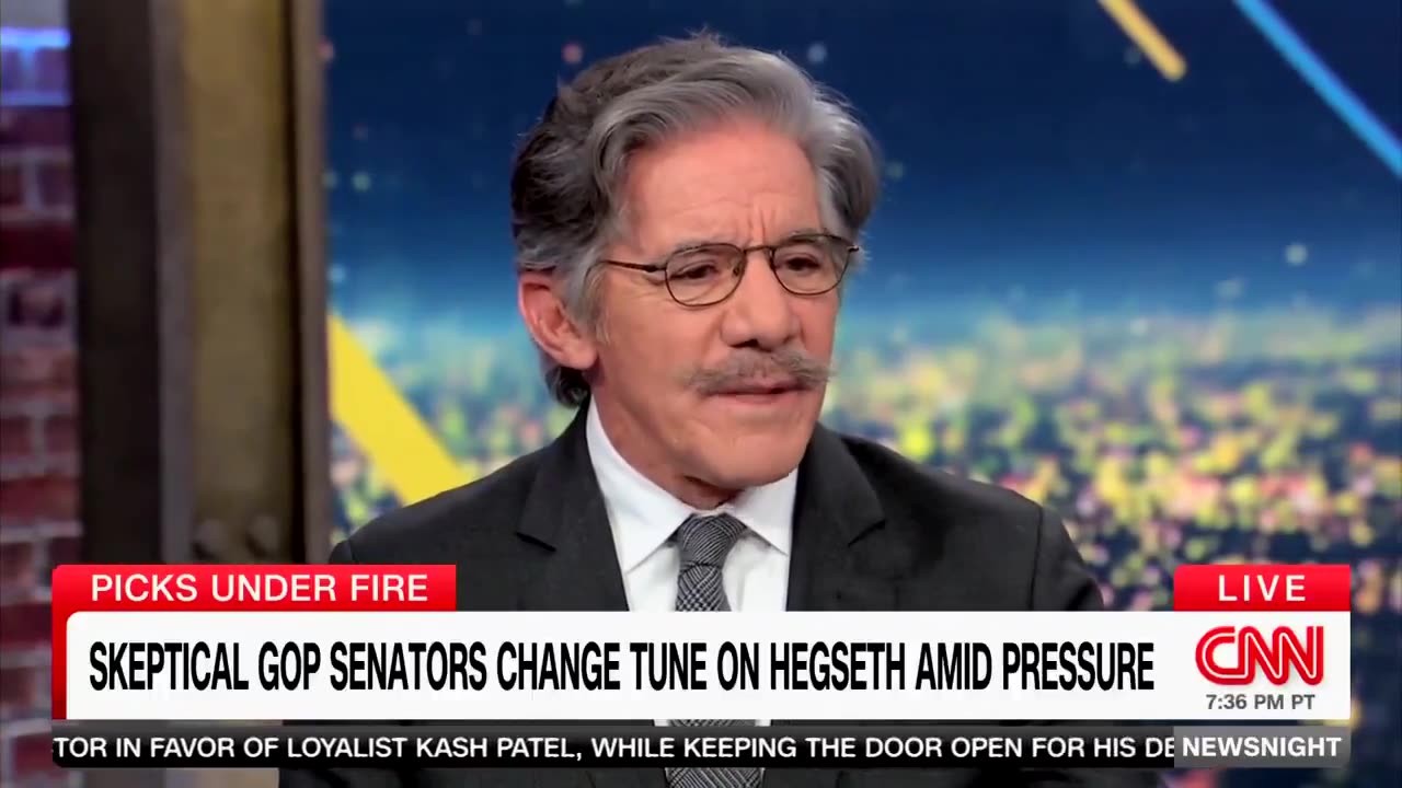 SHOCKER: Geraldo Rivera tells CNN he supports Pete Hegseth for SecDef