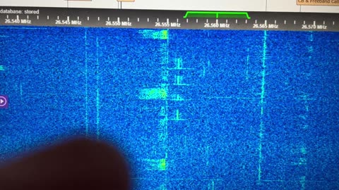 27.195 RCRS MFSK 27 Band Continuous Data Signal + AM Voice Traffic [N1NTE SDR] 12 26