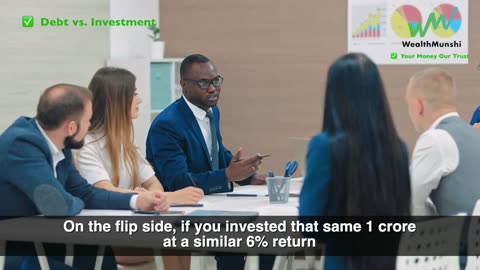 Loan vs. Investment: Visualizing the Impact of ₹1 Crore Over 30 Years