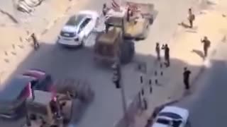 Egypt ORDERS brigade of bulldozers to begin clearing rubble in Gaza — they've just entered through Rafah
