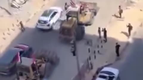 Egypt ORDERS brigade of bulldozers to begin clearing rubble in Gaza — they've just entered through Rafah