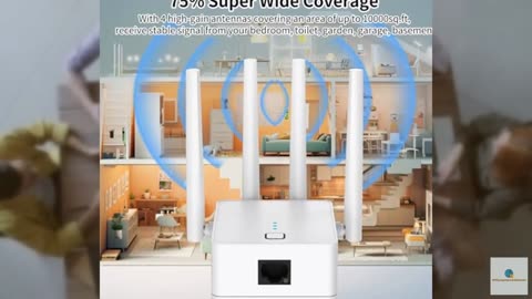 nonser WiFi Extender, 2024 Fastest WiFi Booster 1200Mbps Dual Band (5GHz/2.4GHz)