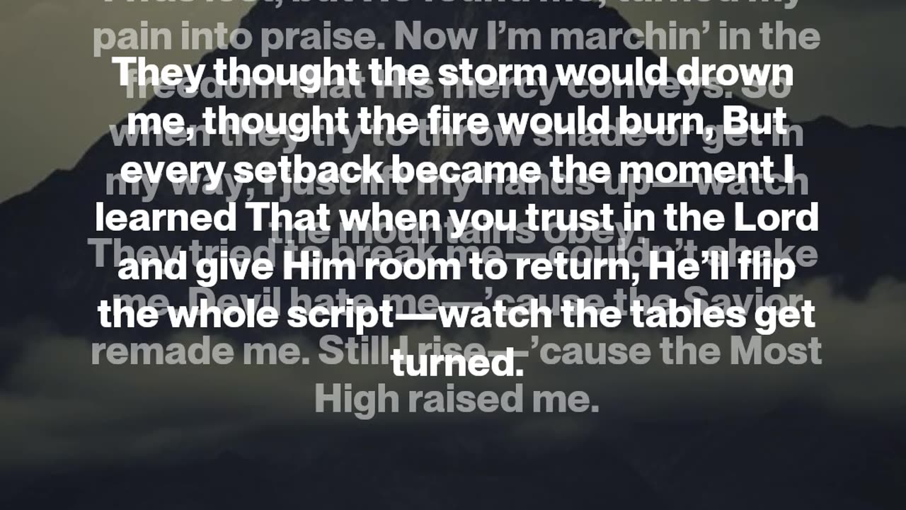 Can’t Slow Me Down (V4.5)