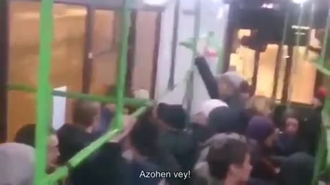 Jew Goes Mask Off on Public Transport: "We will Kill All You Goyim"