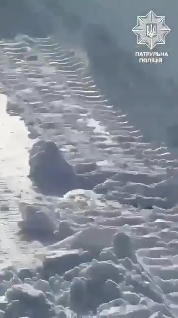 Ukrainian Engineers Cut Through Over Two Meters of Snow