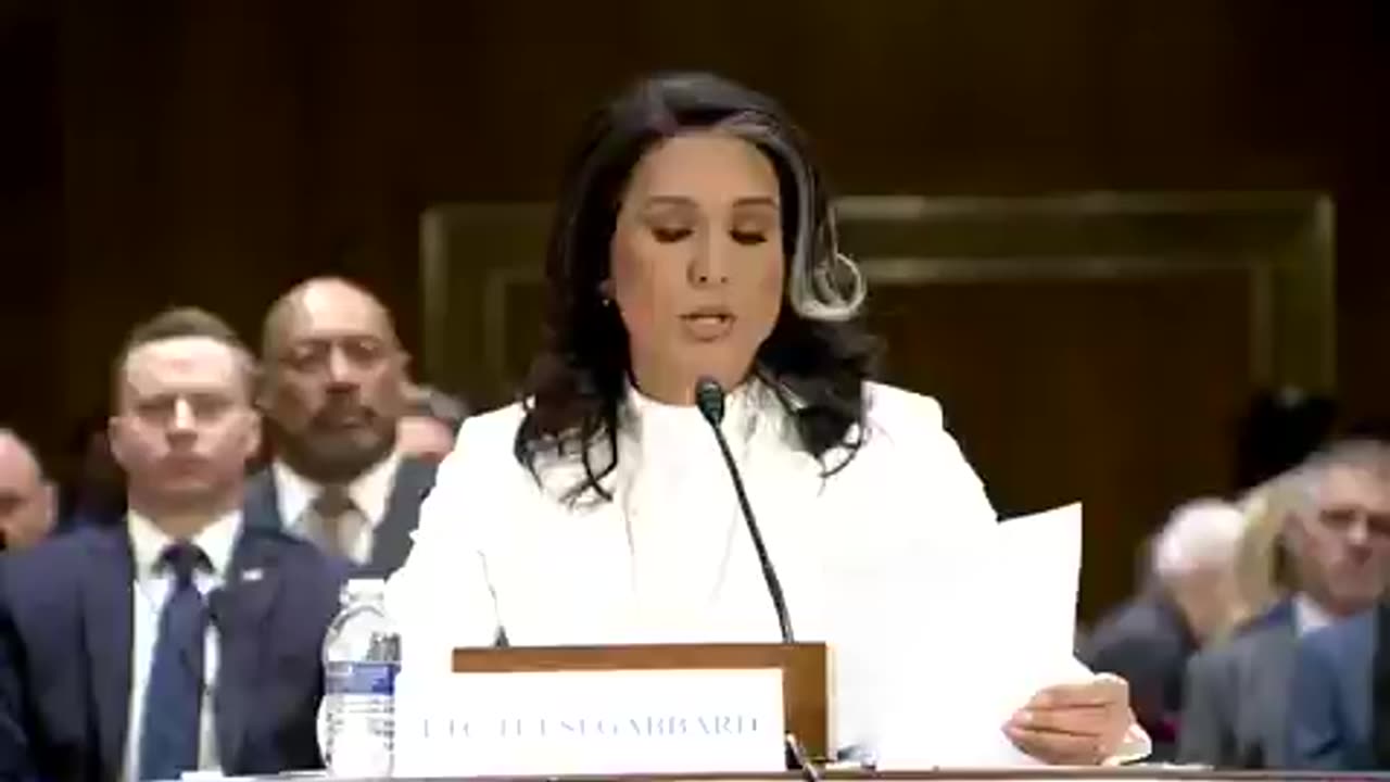 Tulsi Gabbard opening statement for hearing to be DNI head 1/30/25