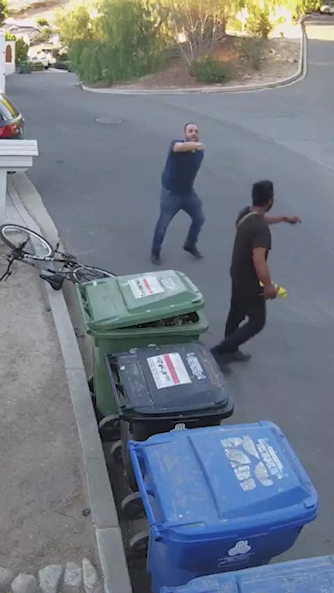 HOMELESS MAN WITH ‘FLAMETHROWER’ TACKLED BY CALIFORNIA RESIDENTS