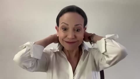 Nobel Peace Prize Winner Venezuelan Opposition Leader dedicates to President Trump