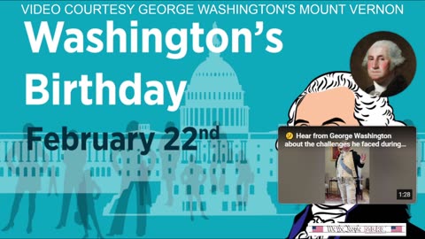 HAPPY BIRTHDAY, GEORGE WASHINGTON!