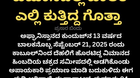 ವಿಮಾನದಲ್ಲಿ ಬಾಲಕ