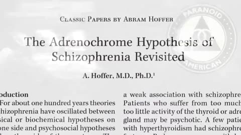 ADRENOCHROME, FREEMASONRY, AND MKULTRA