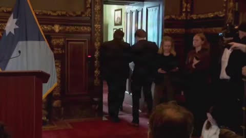 Reporters Rage At Tim Walz As He Flees Presser Without Taking Any Questions