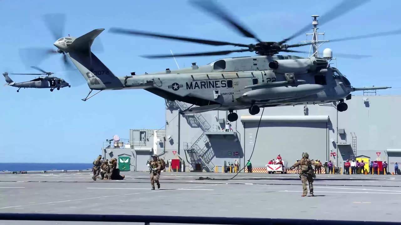 U.S. Marines Conduct Intense Training Aboard USS Miguel Keith!