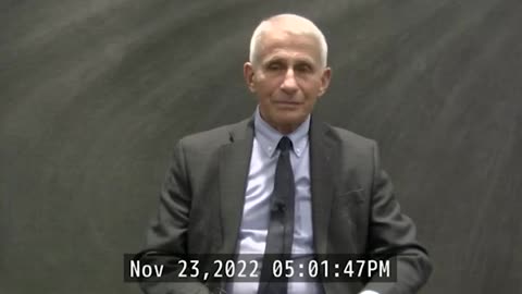 Deposition of Dr. Anthony Fauci, NIAID Director and White House Chief Medical Advisor