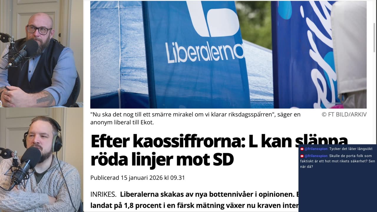 Förmiddagskaffe med Dan och Magnus 16 januari