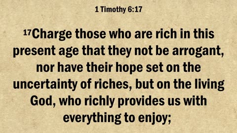 1 Timothy 6