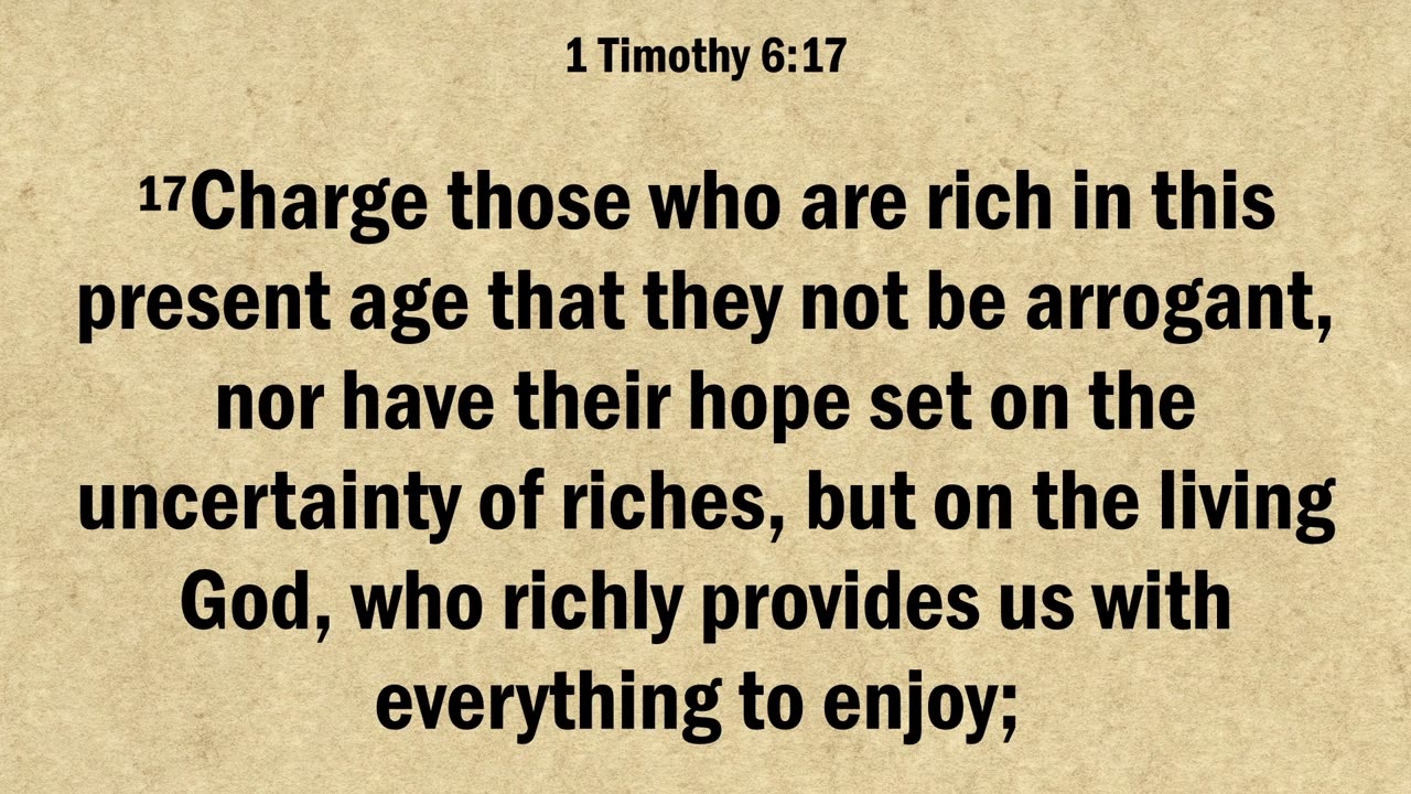 1 Timothy 6