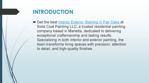 Best Exterior Staining in Fair Oaks