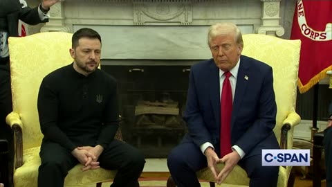 Full Meeting between President Trump, VP Vance and Ukrainian President Zelensky in Oval Office