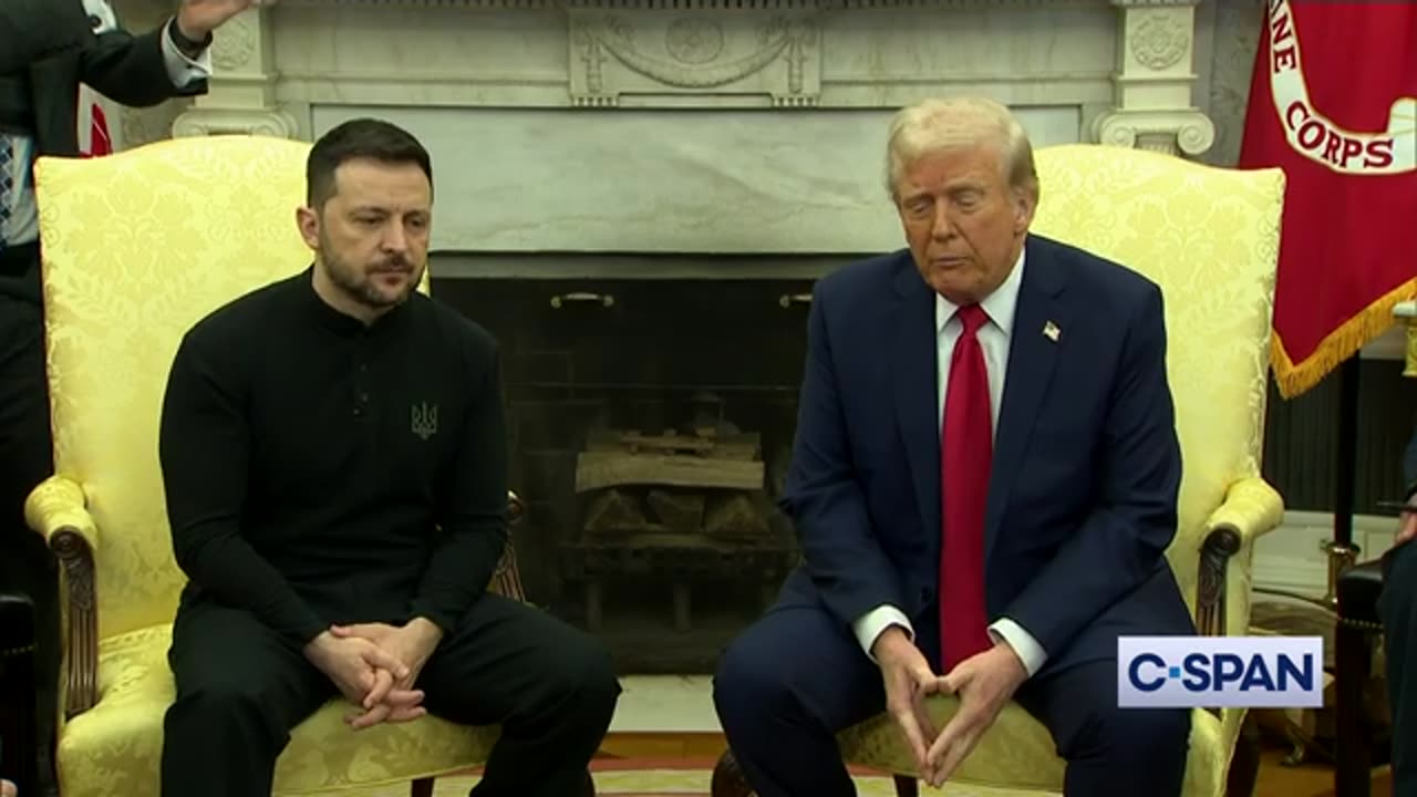 Full Meeting between President Trump, VP Vance and Ukrainian President Zelensky in Oval Office